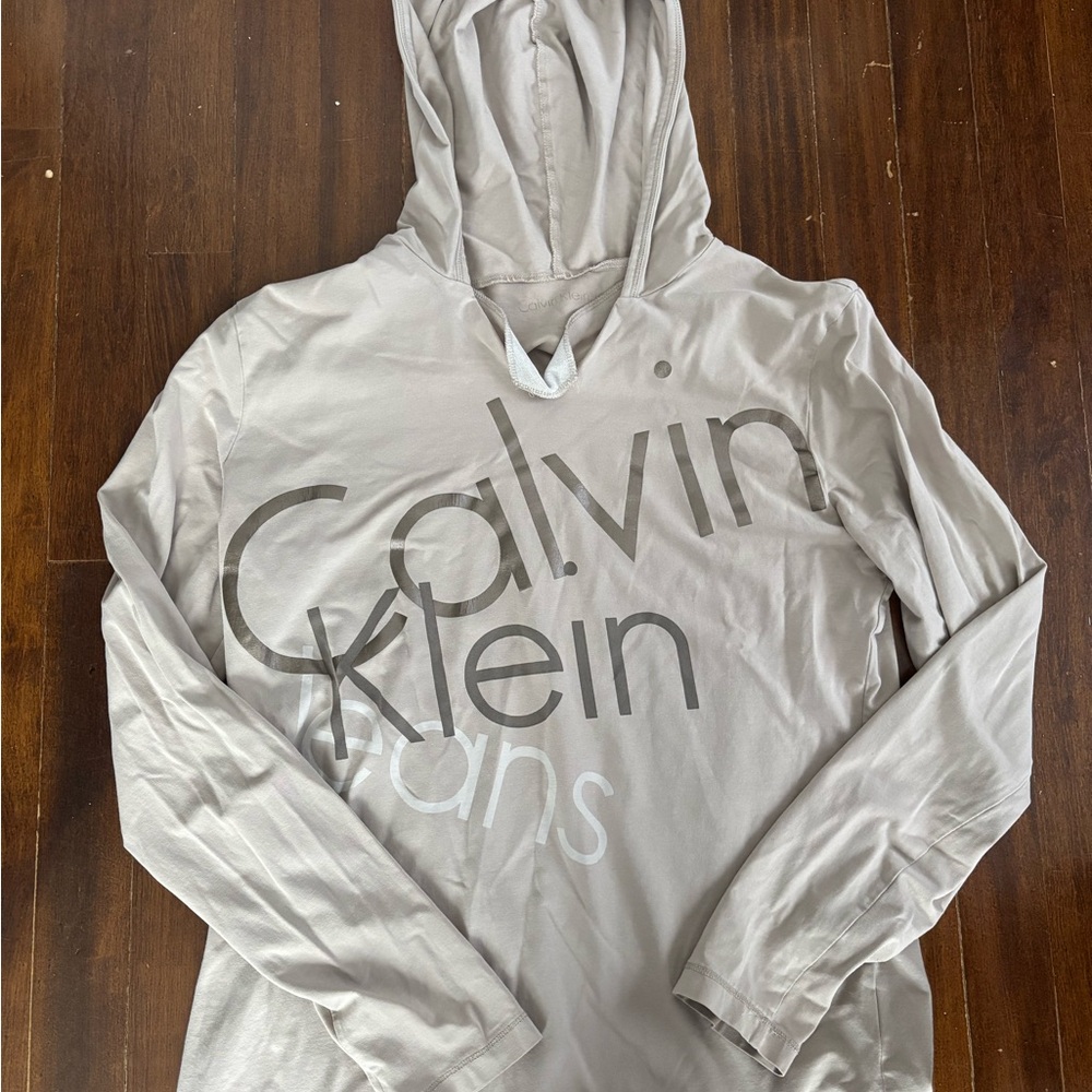 Calvin Klein Gray Long Sleeve Tee